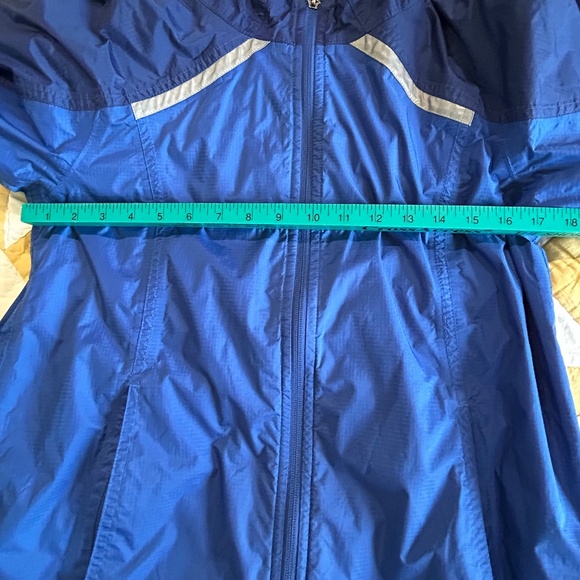 L.L. Bean Youth 14-16 Line Hooded Jacket Blue - Picture 3 of 7